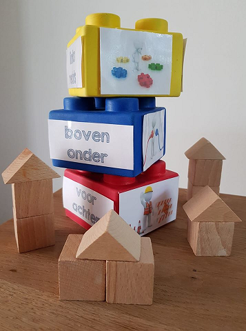 Bewegen op 3 niveaus blokkentoren50